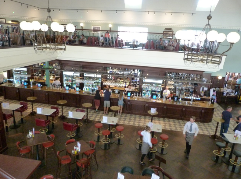 The palatial interior of the Royal Victoria Pavilion