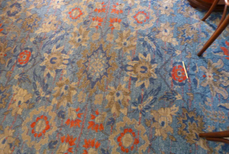 The ground floor carpet