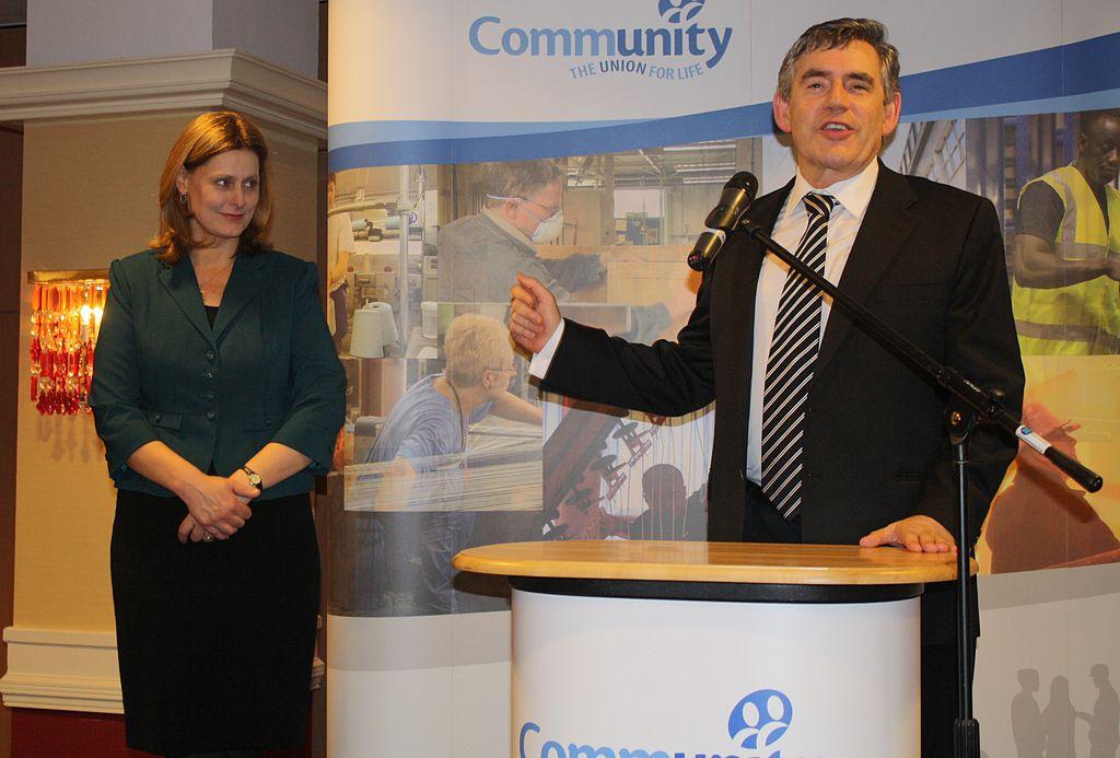 Gordon and Sarah Brown at a previous event