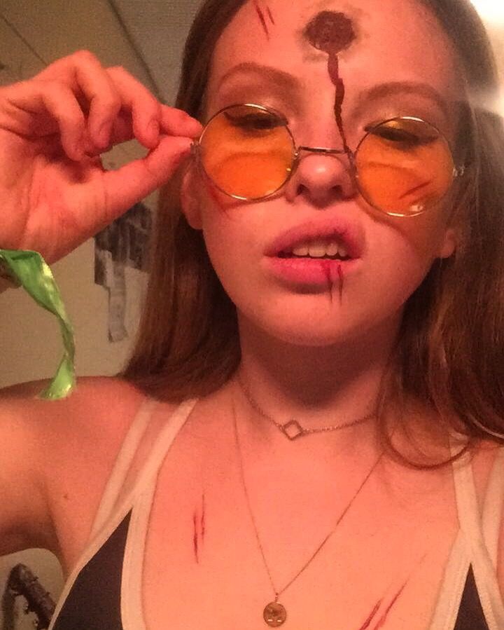 Image may contain: Goggles, Glasses, Back, Person, People, Human