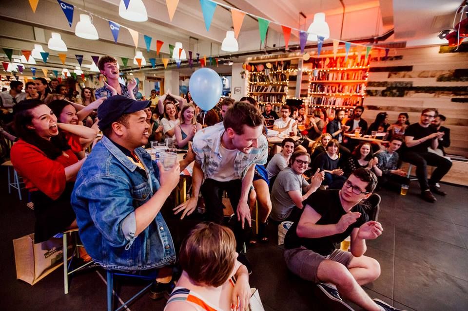 Image may contain: Furniture, Chair, Crowd, Kindergarten, Person, People, Human