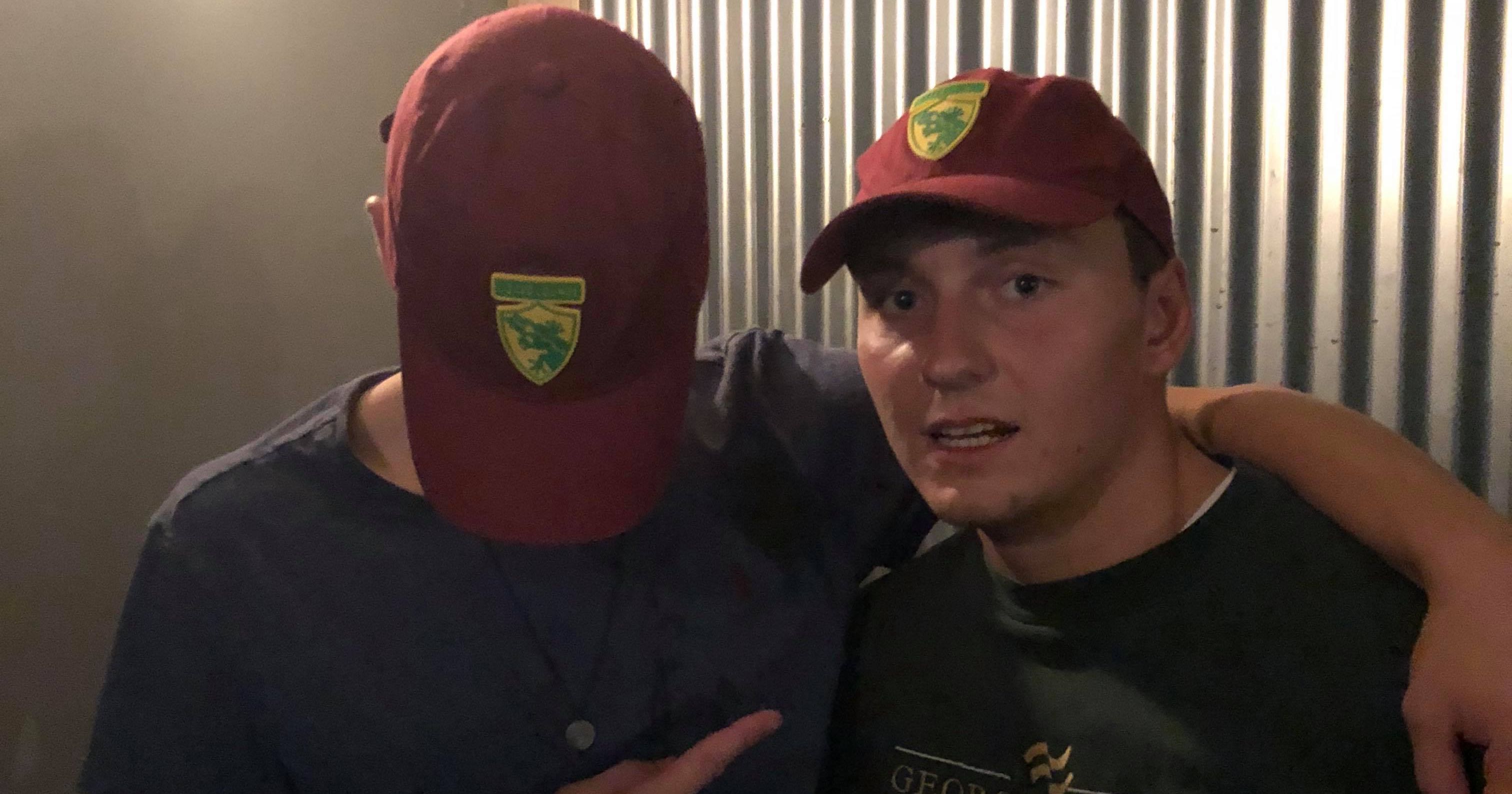 Image may contain: Hat, Clothing, Cap, Person, People, Human
