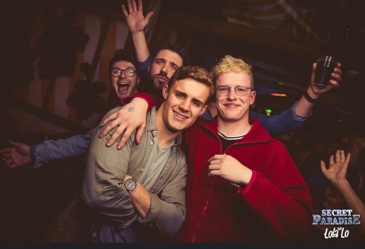 Image may contain: Night Life, Head, Photo, Photography, Portrait, Apparel, Clothing, Night Club, Face, Club, Party, Human, Person
