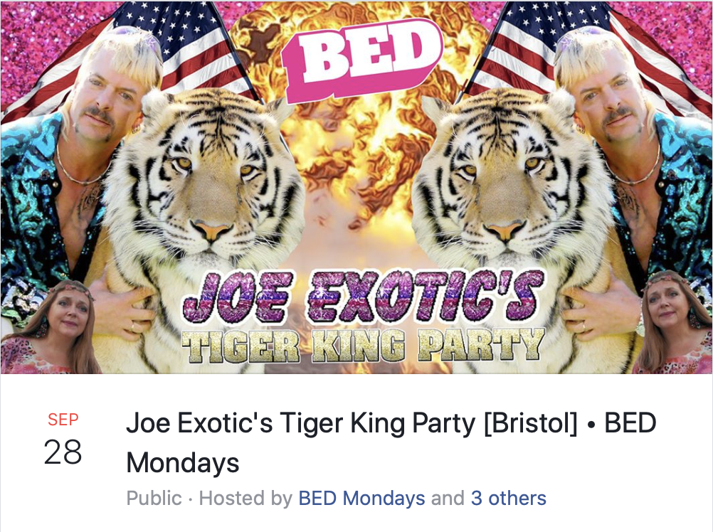 BED Mondays Tiger King Carole Baskin