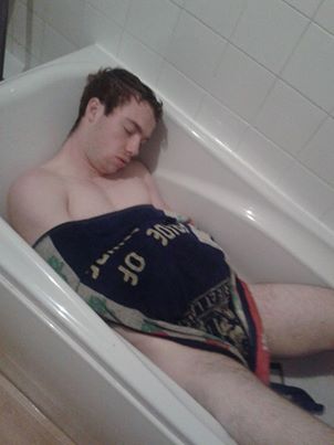 BJ seen here in his natural habitat (a fucking mess)