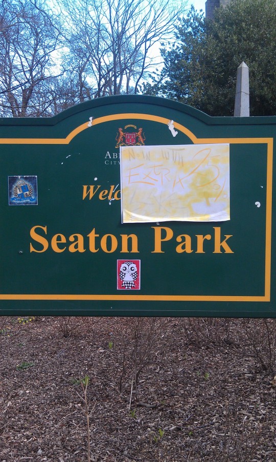 Seaton Park, now with 25% extra lake!