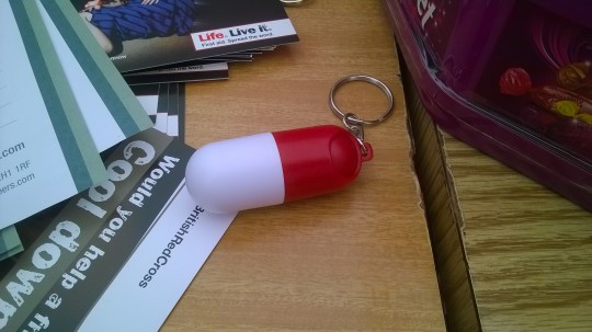 A pill box for emergency pills