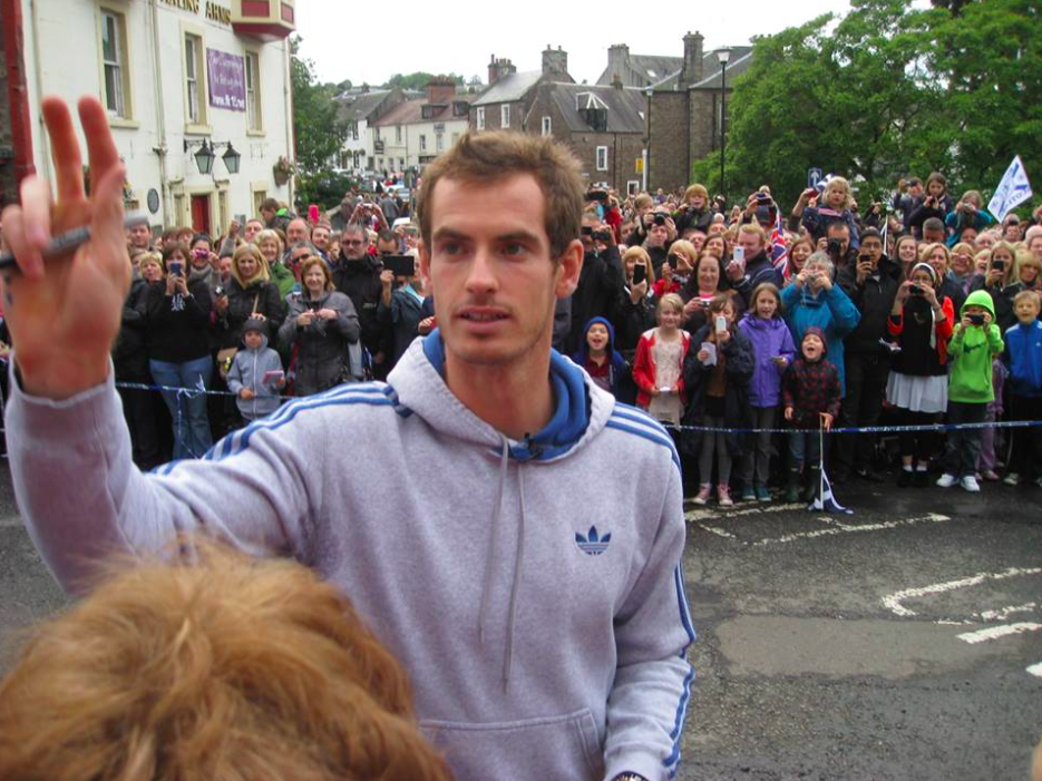I was so close I could smell him and it was wonderful