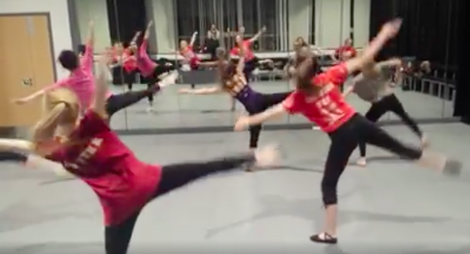 One of many dance classes