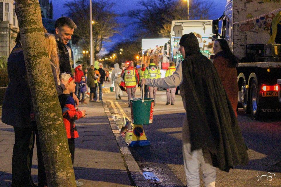 Batman in the 2015 Torcher Parade