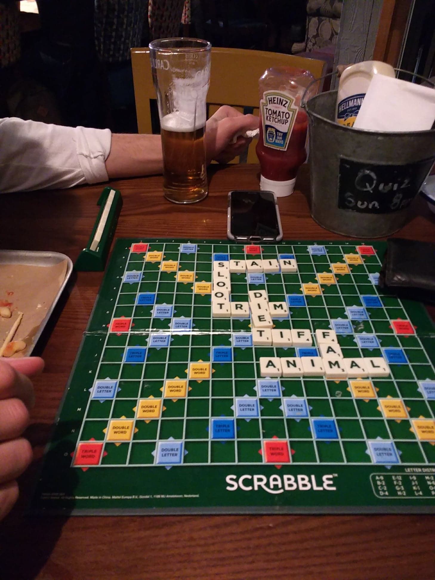 Image may contain: Cup, Drink, Beverage, Game, Domino, Campus, Tile
