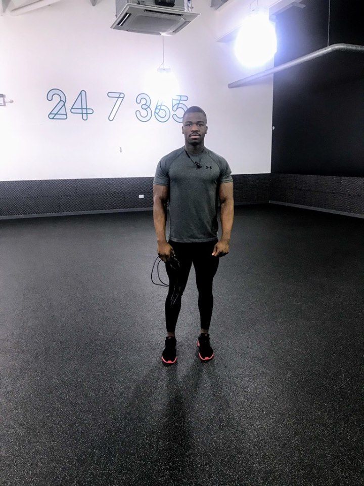 Image may contain: Sleeve, Man, Flooring, Footwear, Shoe, Apparel, Clothing, Person, Human