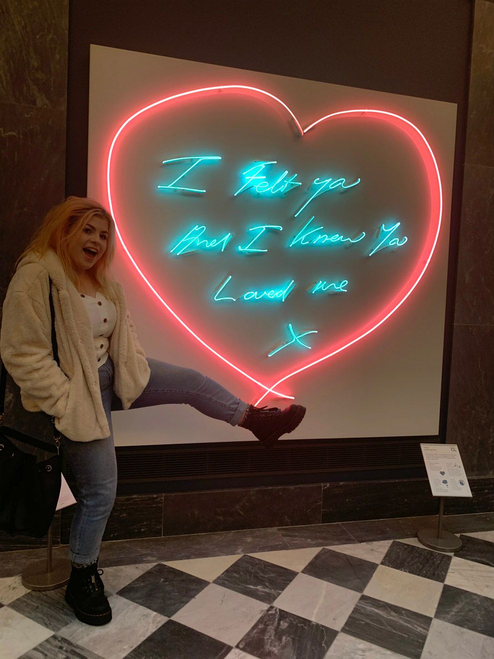 Image may contain: Neon, Footwear, Shoe, Light, Clothing, Apparel, Person, Human