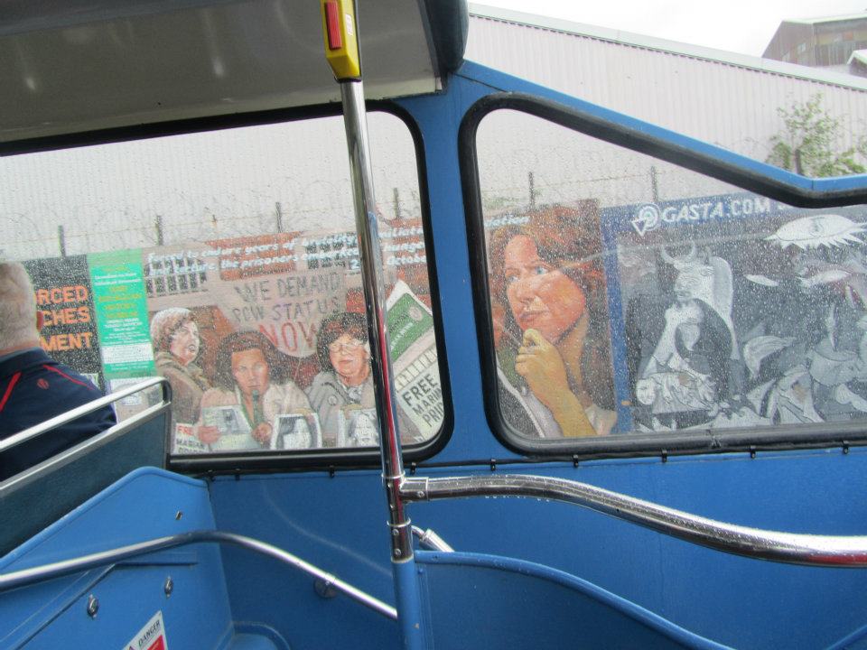 The shite weather 364 days of the year means the murals can be difficult to see. 