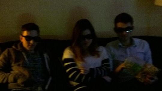 Makeshift cinema always works as a cheap optiion
