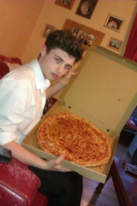 one man and his pizza