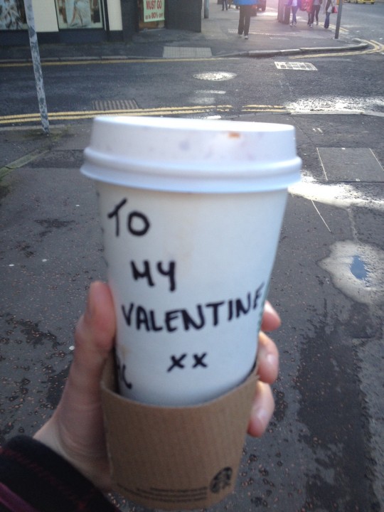 For those of you brave enough, Starbucks staff loved this idea!!