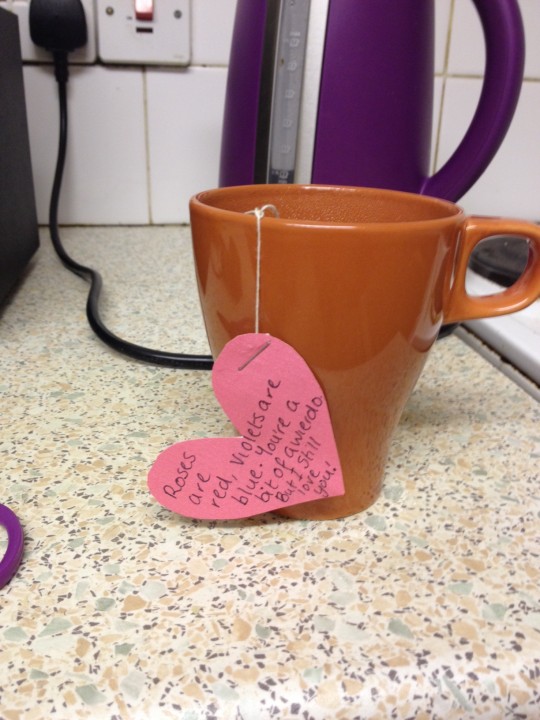 Cheesy but a guaranteed hit with those who love valentines day