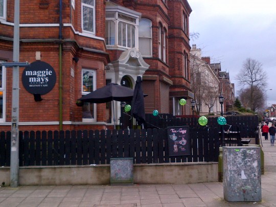 No better place to recover from a St Paddy's hangover than Maggie May's with a Full Fry