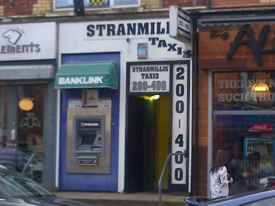 One of the many taxi companies in Belfast – ensuring a safe and cheery ride home