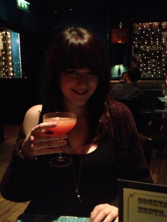 "What do you say to ditching these drinks and coming back to mine?!" *slips cardigan off shoulder*