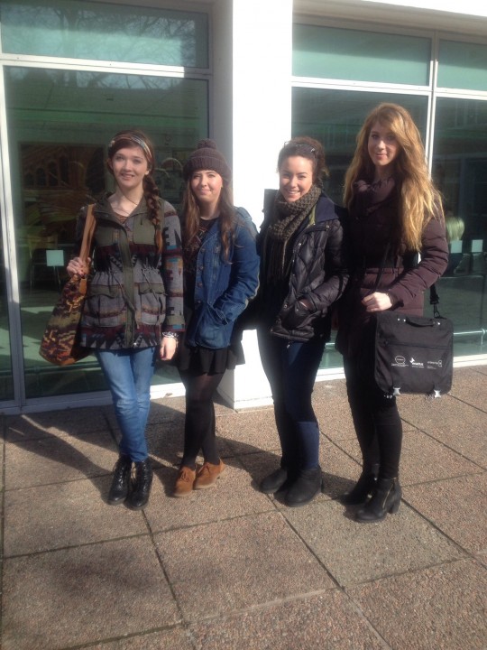 (Left to right) Shelley,Orlaith,Juliette, Lorna