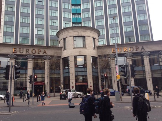 The Europa hotel hosted a large majority of QUB formals
