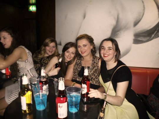 Just one or two drinks there...