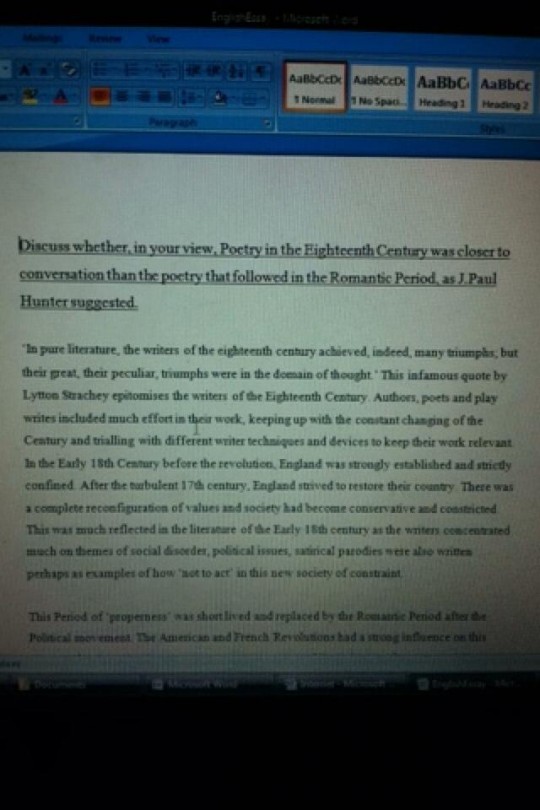 18th Century Literature Assignment complete...with a little help from Google scholar