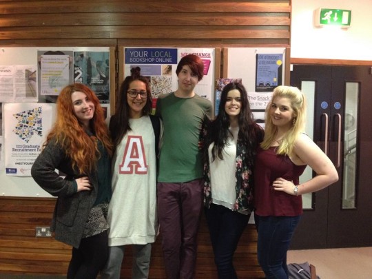 Catríona (right) and Callum (middle, duh)