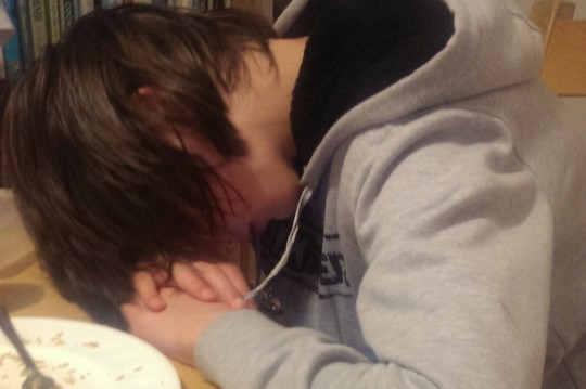 Sleeping is always OK, location is irrelevant.