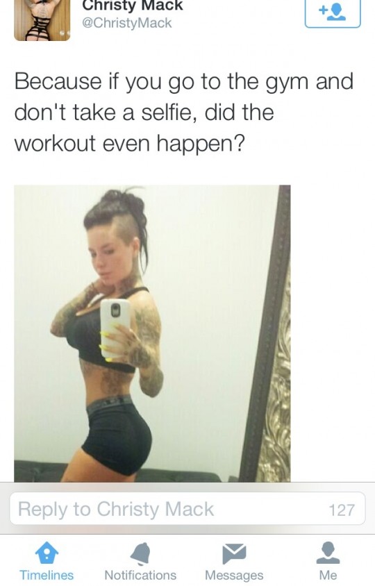 Apparently if you don't take a selfie it doesn't count?