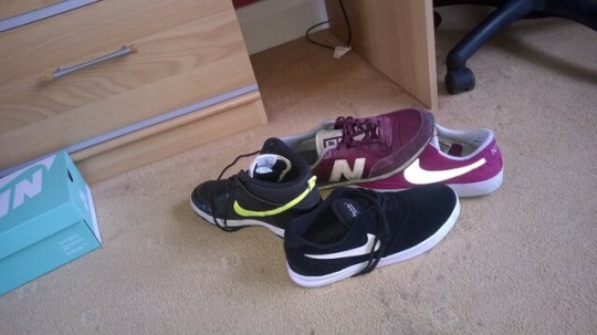 A girl can never have too many trainers.