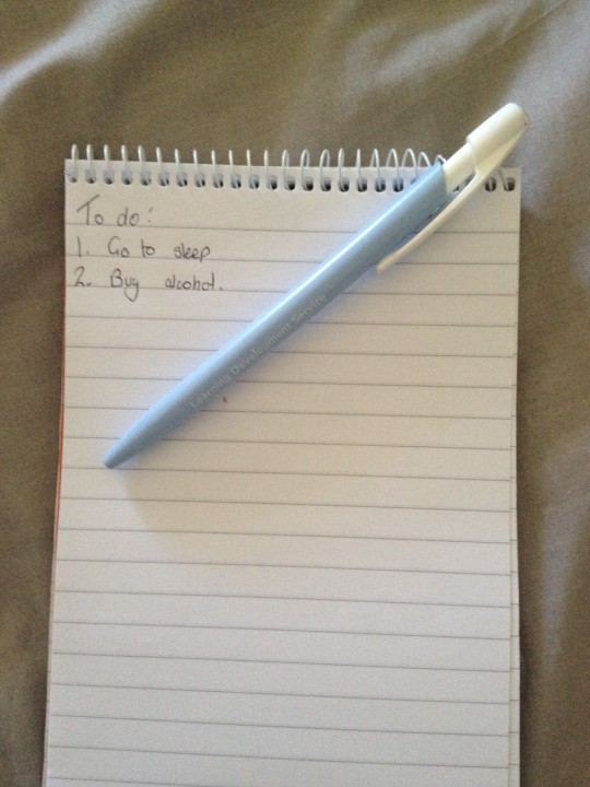 Got my priorities sorted.