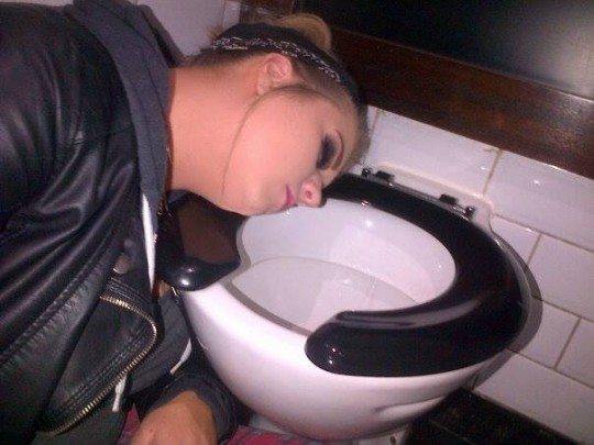 The toilet seat tends to be the more practical pillow after Buckfast nights...