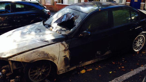This attack comes after a number of arson attacks on the area