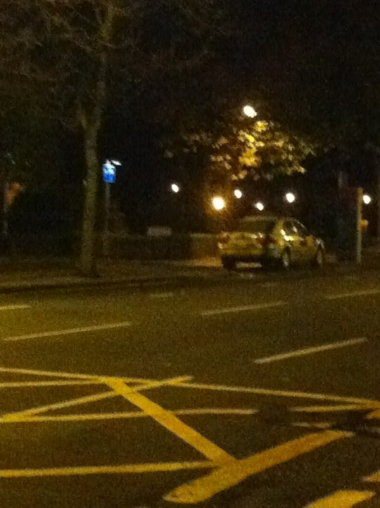 Police at the scene.