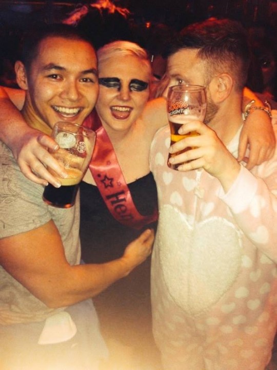 Free drinks all night after a month of alcoholic abstinence - I wasn't complaining. 