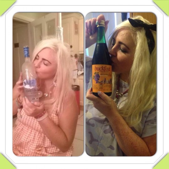 From the finest of vodka to the lowest of wine, I'll never leave you all again.