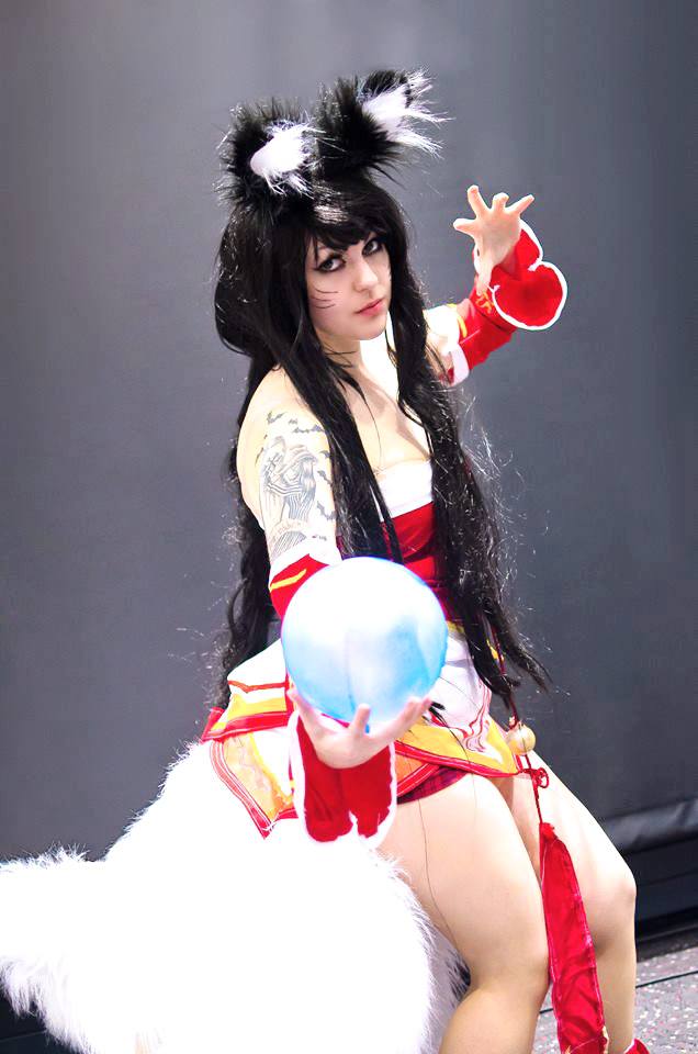 Delia as Ahri from League of Legends