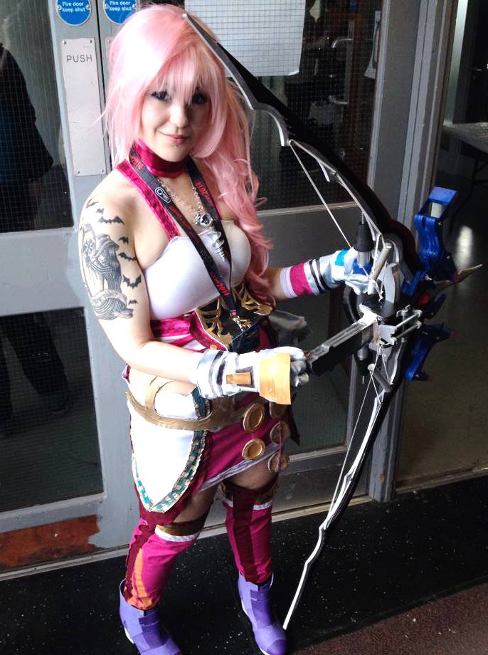 Delia as Serah from Final Fantasy, look at that detail
