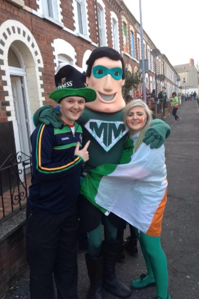 The Chip Company mascot was top banter