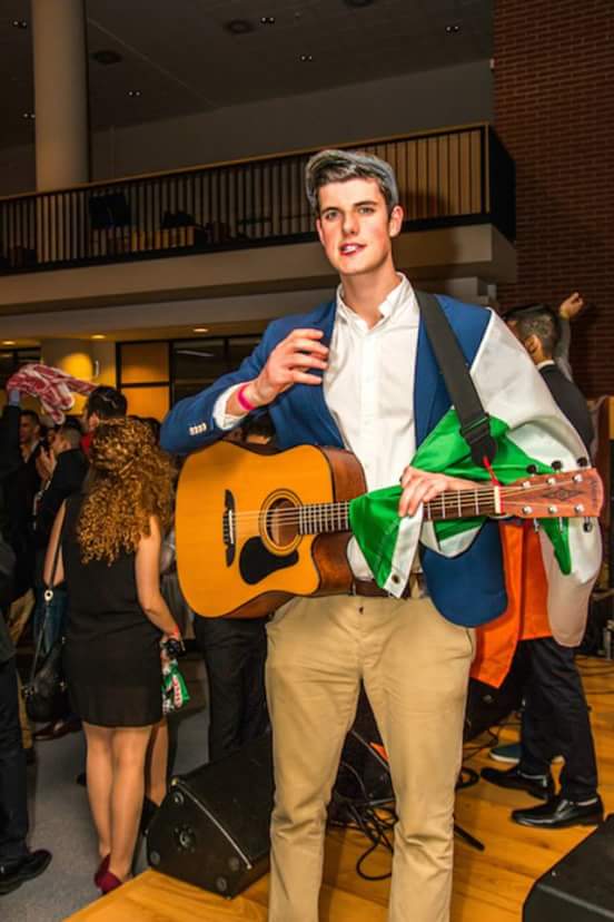 The only Irish man in da village