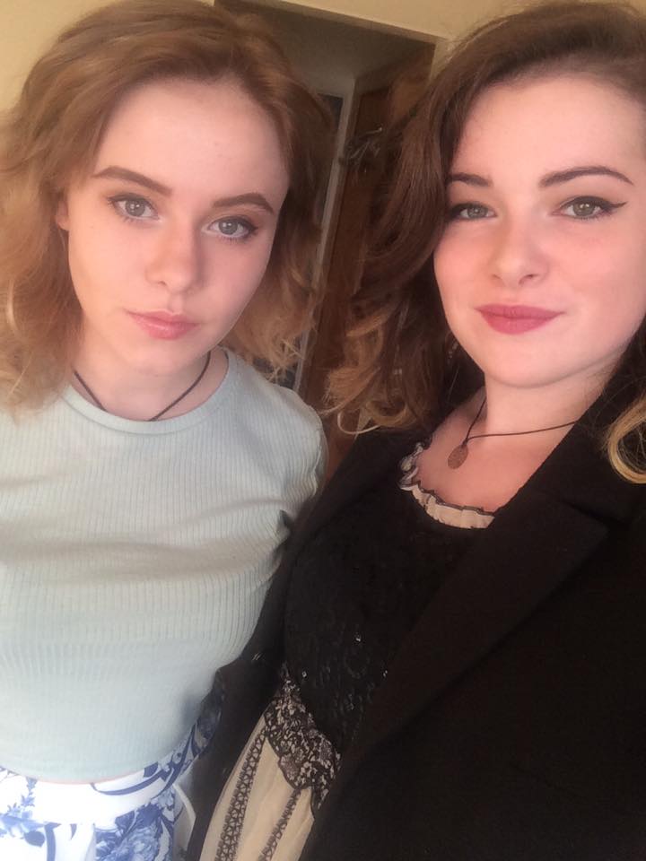 Padraigin and I before painting the town red