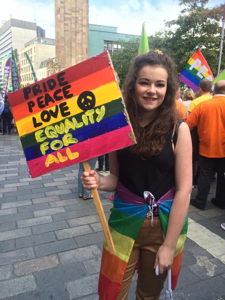 Padraigin at the Pride parade this year