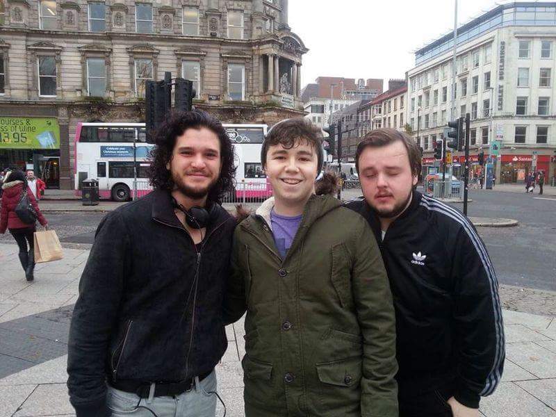 Even Jon Snow seems happy to be in Belfast. S'pose anything beats the Wall