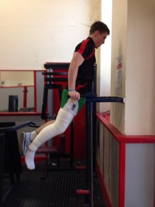 Keeping on point even with a broken leg #Deadication