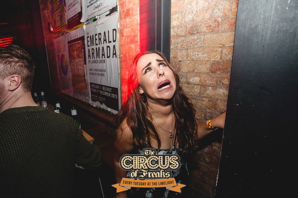 When you start melting in the middle of the club