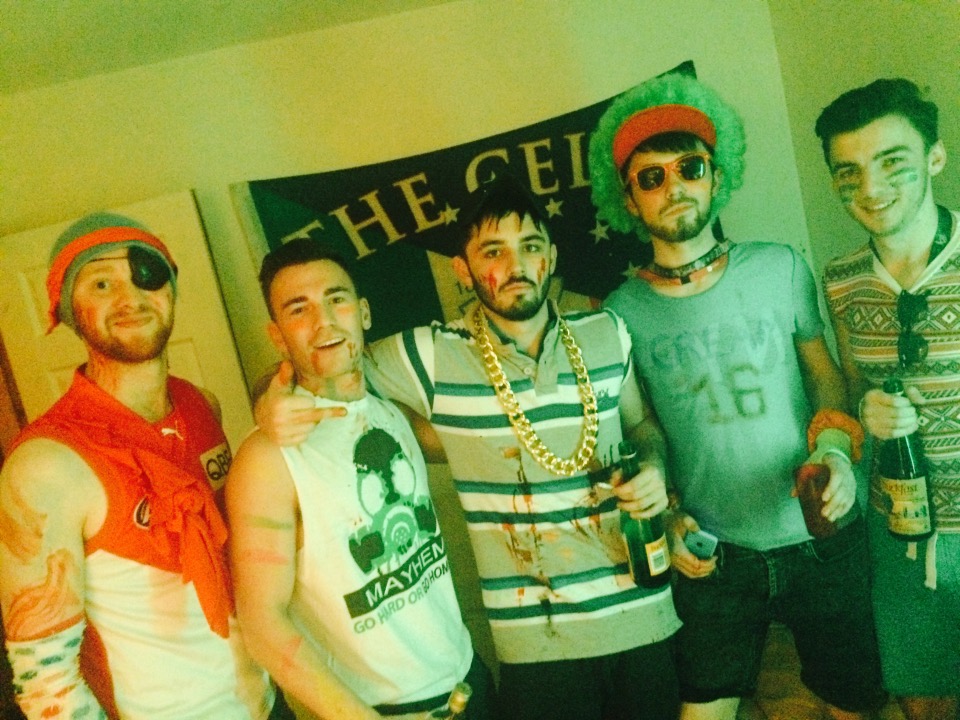 Dressing like a ned isn't normal. On buckfast it is.