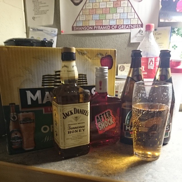 Some just like to drink it all...